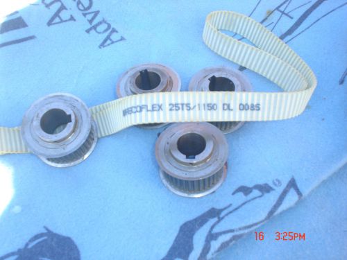 Kolbus HS 385 Book and Brochure Stacker Timing Belts and Pulleys