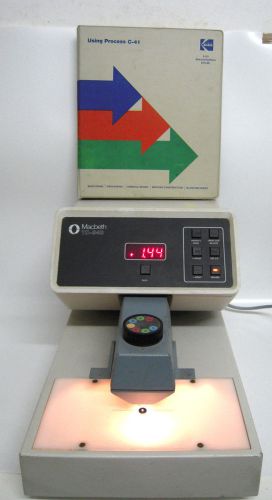 Macbeth TD-943 Densitometer with Kodak Using Process C-41 Book.
