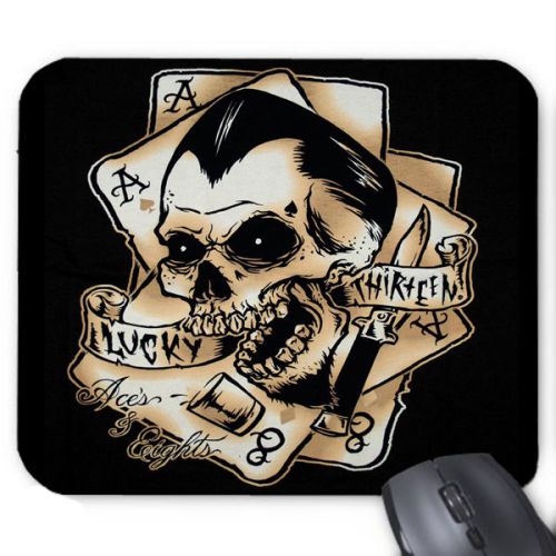 Lucky Thirteen Logo Mouse Pad Mat Mousepad Hot Gift