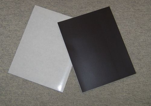 Six rubber  magnet sheets, self adhesive, 8 1/2&#034;  x 11&#034; inches for sale
