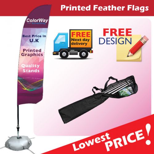 Feather Flying Banner Flag Outdoor Advertising Sign - Free Custom Design