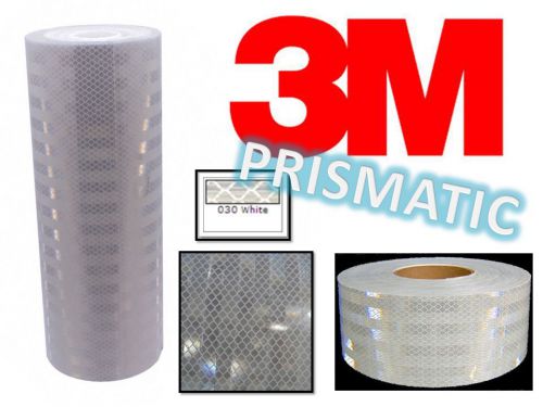 3M High Intensity PRISMATIC Reflective BRITE WHITE Graphic Vinyl Film + Adhesive