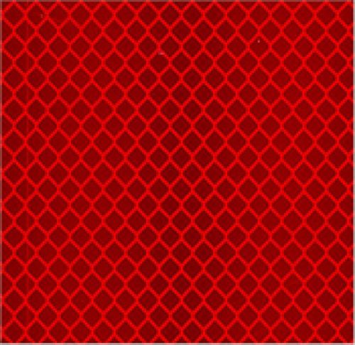 RED ~ RED Highly Reflective Graphic Vinyl Film [DIAMOND GRADE] +Adhesive Backing