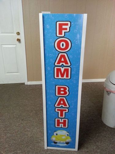Car Wash Foam Bath Sign Box