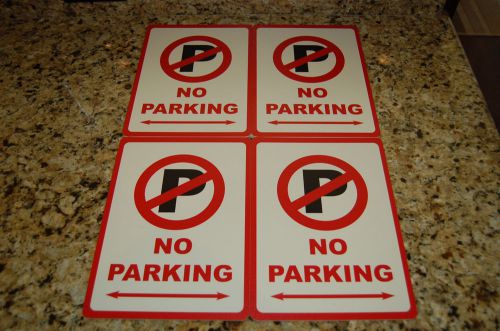 4x - No Parking Car Sign New 7x10 Lot Business Signs Store Commercial Driveway