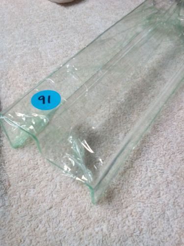 ACRYLIC DISPLAY STAND / RISER / STEP / 2 LEVEL BLEMISHED # 91 BLUE DOT SPECIAL