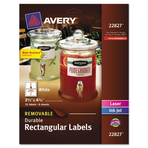 Avery Removable Durable Label (32 Pack)