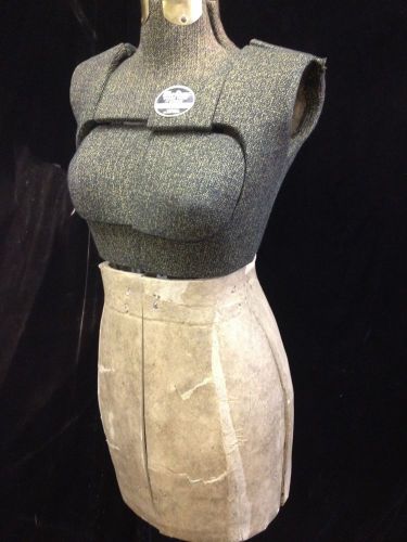 Vintage tru-shape dressmaker mannequin dress form singer sz 8 for sale