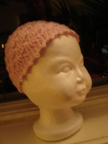 Mannequin Infant/Toddler Child White Styrofoam Display Head