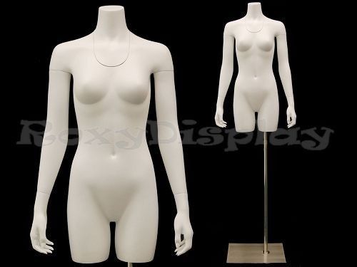 Fiberglass Female Invisible Ghost Mannequin Removable neck and Arms #MD-TFW-IV