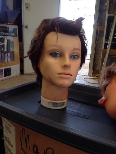 Used female mannequin heads for jewelry, photo, makeup, etc your choice of two for sale