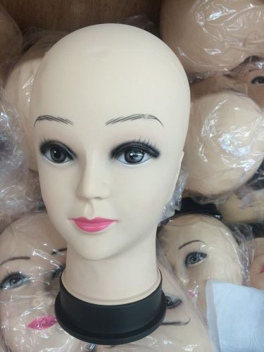 Lot Of 6pc Women Mannequins Manikin Head for Hats Wig Mould Show Model Display