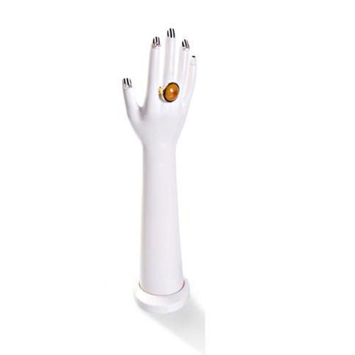 Free Stand White Mannequin Hand Display for Jewellery Rings Gloves Bangle