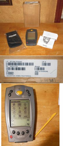 NIB* Palm Powered Symbol Barcode Scanner SPT 1800 SPT1800-TRG80400 w/ CASE