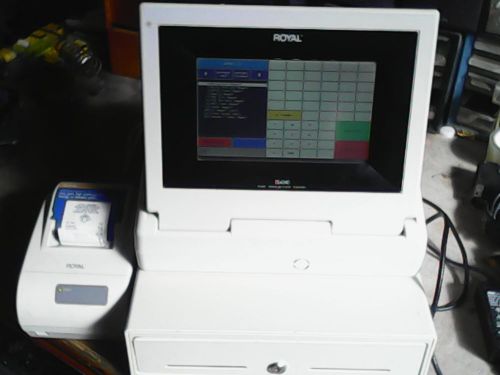 Royal TS4240 9&#034;Touch Screen  CASH REGISTER IDEAL TO BE USED IN RESTAURANT -CAFE