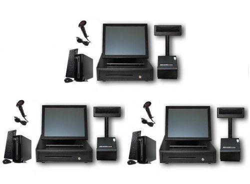 Three station pos system - retail configuration for sale