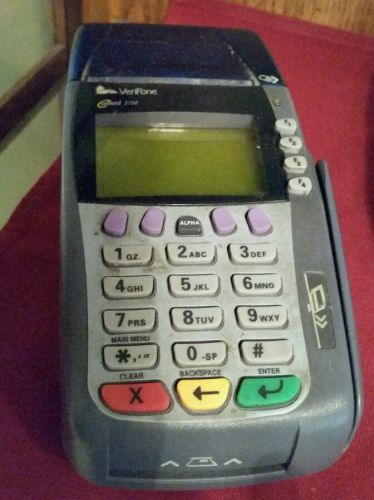 Verifone omni 3750 credit card terminal great condition for sale