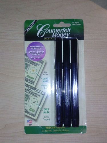 Dri Mark Smart Money Counterfeit   Bill  Detector Pen Brand NEW  3 Pack