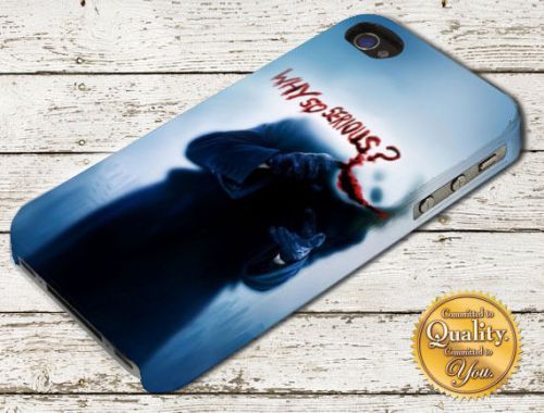 Joker Batman Knight Why So Serious iPhone 4/5/6 Samsung Galaxy A106 Case