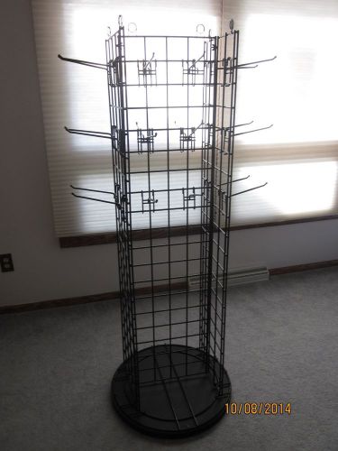 Black Metal Heavy Duty Rotating Display Rack LOCAL PICK UP ONLY!