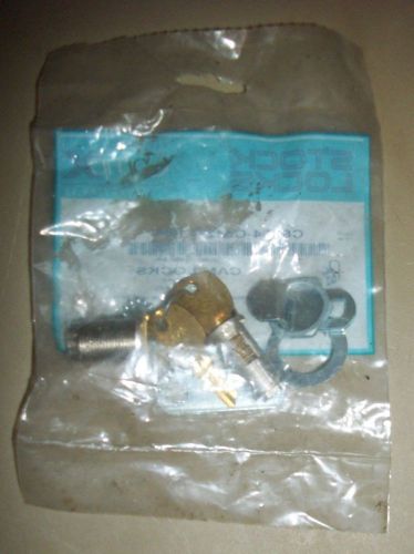 Compx cabinet lock w/ 2 entry keys-nip c8054-c642a-14a for sale