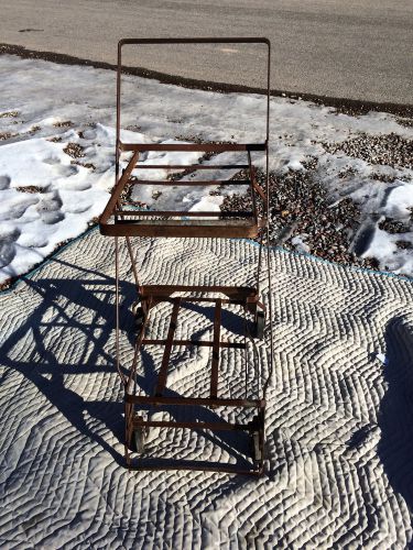 Vintage 1930&#039;s Metal Grocery Shopping  Cart - Excellent &amp; Functional - Folds Up!