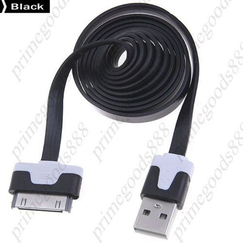 1M USB Connector to Dock Charger Data Cable Charging 3 Free Shipping Black