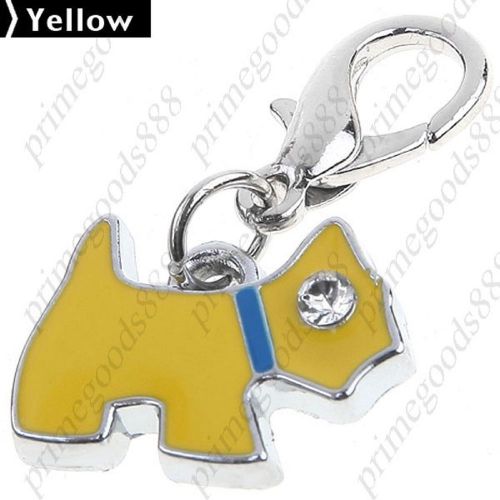 Dog Collar Charm Pet Pendant Hanging Ornament Pets Necklace Jewelry Dogs Yellow