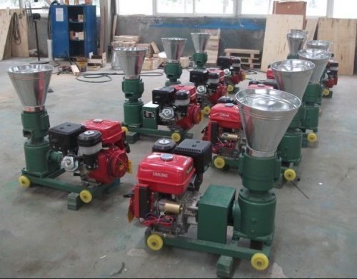 Pellet mill 7,5 hp gasoline engine pellet press 150 mm 100/150kg hr for sale