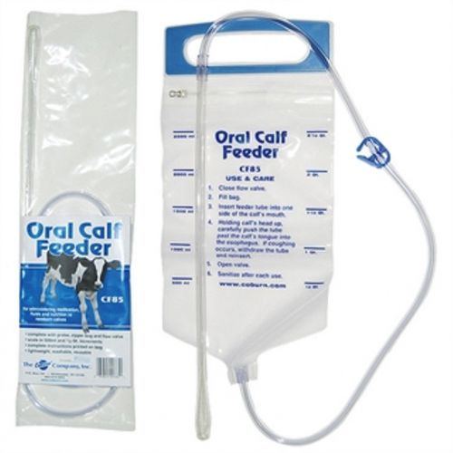 Calf oral fluid feeder esophageal probe (flat bag)  2qt for sale
