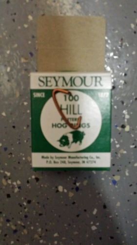 Lot of 100 Seymour Humane Pattern Hog Rings No.