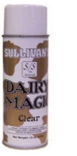 Sullivan supply clear dairy magic show cattle grooming spray foam 16oz case of12 for sale