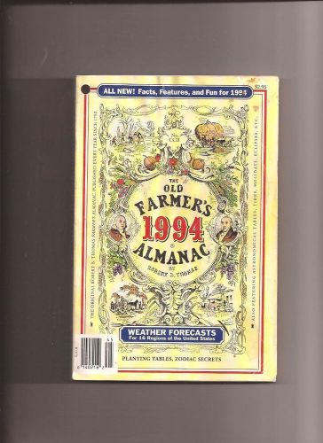 1994 THE OLD FARMERS ALMANAC  BY ROBERT THOMAS