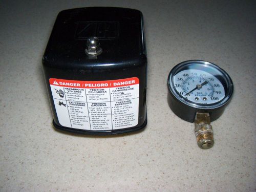 Water tank pentair plumbing line pressure sk-2 switch with a 100 psi gauge nice for sale