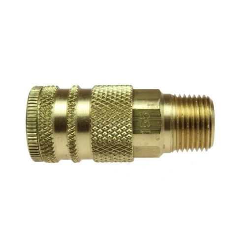 New coilhose pneumatics #155 1/4&#034; body coilflow industrial coupler 3/8&#034; npt male for sale
