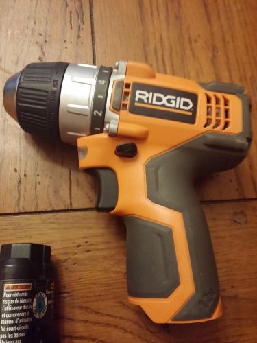 Used RIDGID 12V LITHIUM CORDLESS  DRILL  R82007 (BARE TOOL ONLY) no Battery