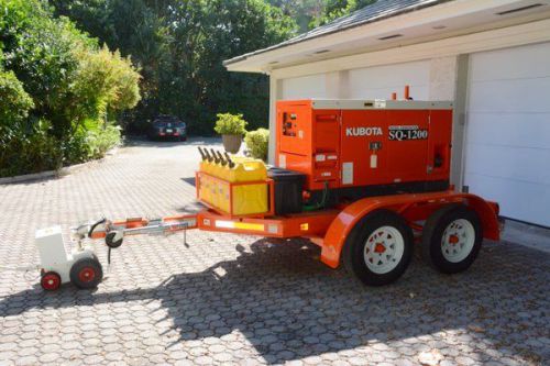 DIESEL GENERATOR, KUBOTA  21KVA, SUPER QUIET, TRAILER MOUNTED