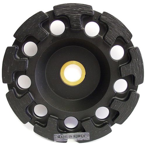 4.5” PREMIUM T-Segment Concrete Diamond Grinding Cup Wheel for Angle Grinder