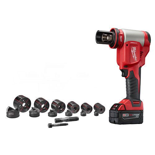 New milwaukee 2676-22 m18 force logic 18v cordless lith-ion knockout 1/2&#034;~2&#034; kit for sale