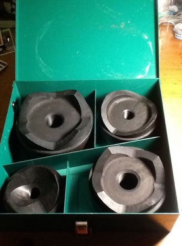 Greenlee 7304 standard round knockout punch set  2 1/2&#034; - 4&#034; conduit size for sale