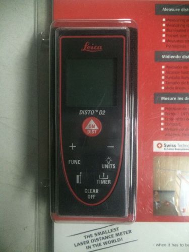 New genuine leica disto d2 laser distance measurer meter - free shipping us for sale