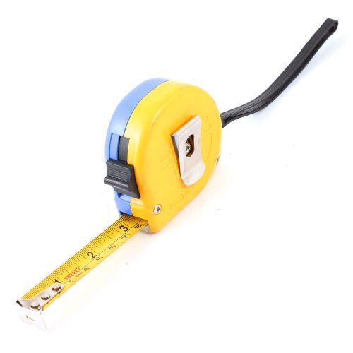 Self-retract style 5meter 16ft portable flexible tape measure ruler blue orange for sale