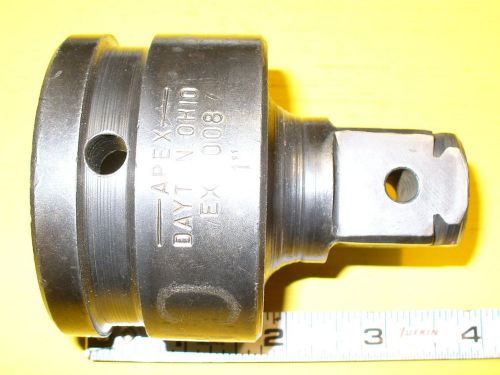Adaptor for socket ratchet wrench 1 1/4&#034; to 1&#034; apex dayton impact tool adaptor for sale