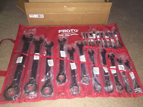 New proto ratcheting wrench set, sae, 12 pt., 20 pc jscv-20s for sale