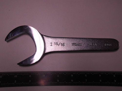 1 15/16&#034; Martin Open End Line Wrench, Hydraulic Service, Water Pump, AN fitting