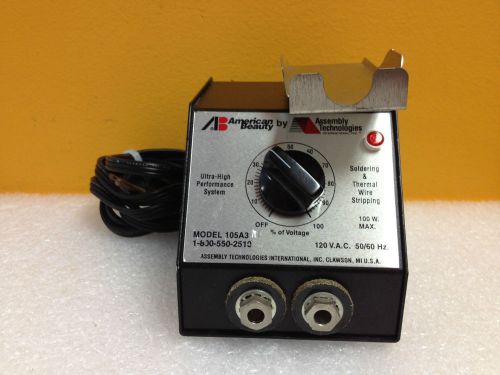 American Beauty 105A3, 50/60 Hz, 120 VAC, 100 W, Soldering Resistance Power Unit