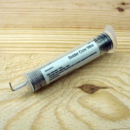 Vintage 1mm solder core wire with syringe case zk155 for sale
