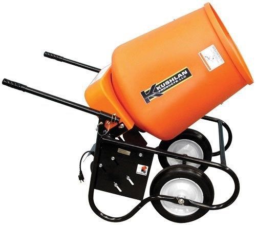 Kushlan 3.5-CUFT 120V 1/2-HP Portable Electric Cement Mixer