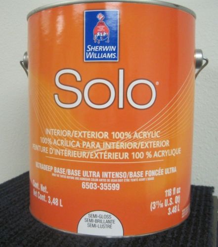 Sherwin Williams SOLO Interior/Exterior 100% Acrylic 6503-35599 (4 Gallons)