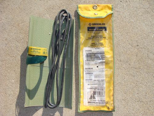 Greenlee 860 heater blanket pvc pipe bender 1/2&#034; to 1 1/2&#034; *gr8cond* nr for sale